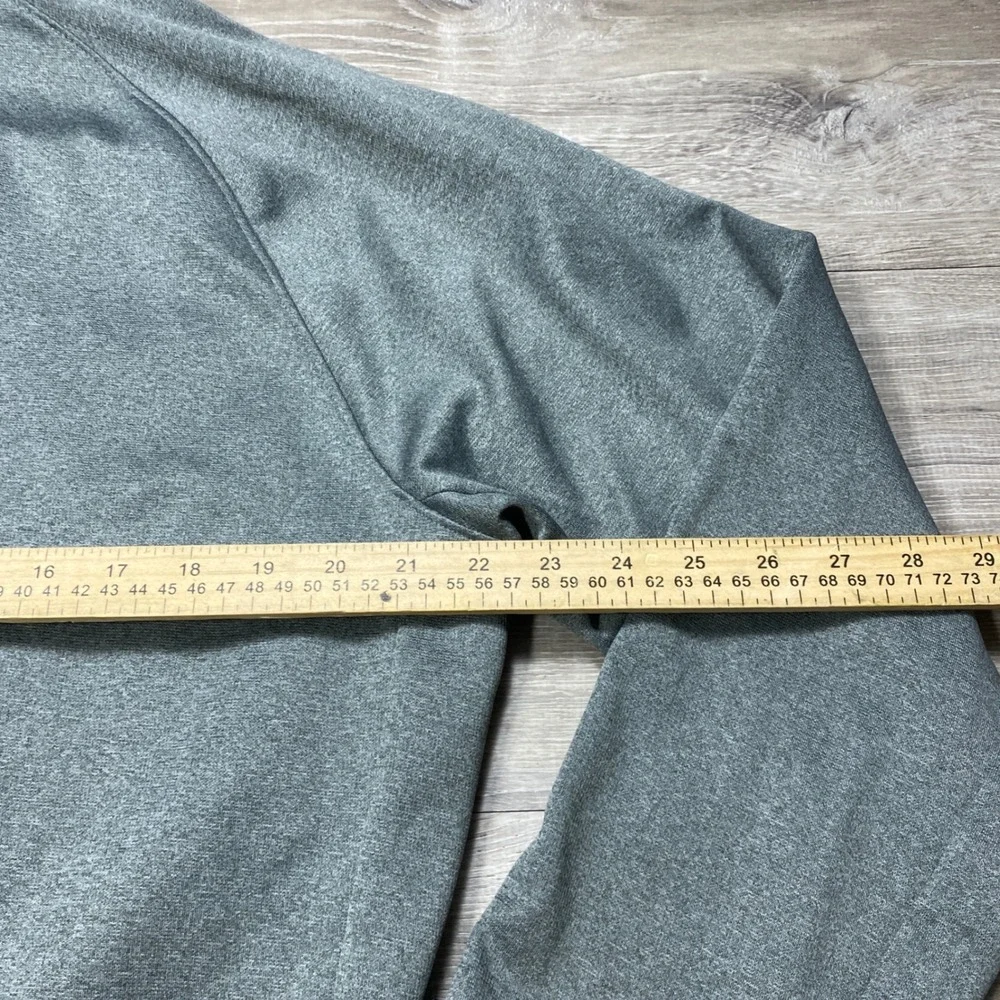 The North Face Full Zip Jacket Mens Large Gray Heathered Hiking Activewear A2VE4